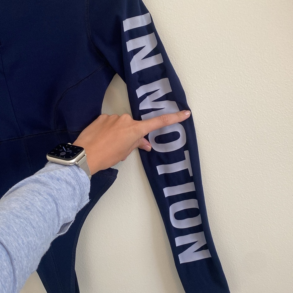 The Giving Movement Long Sleeve Navy Blue Softskin Bodysuit Size Medium — image 2 of 8